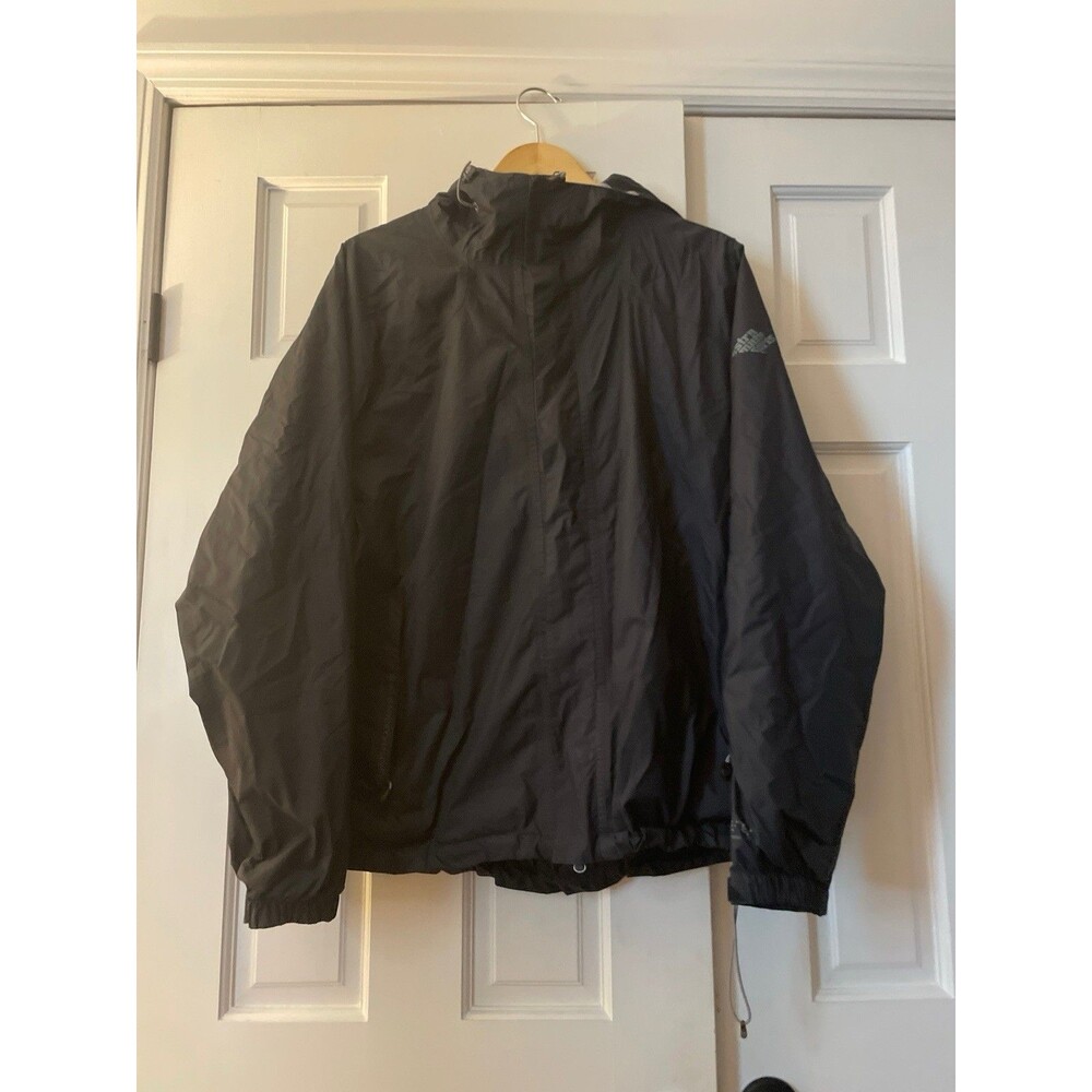 Eastern Mountain Sports Gore-Tex Jacket Men's M Black EMS Waterproof Coat Hooded